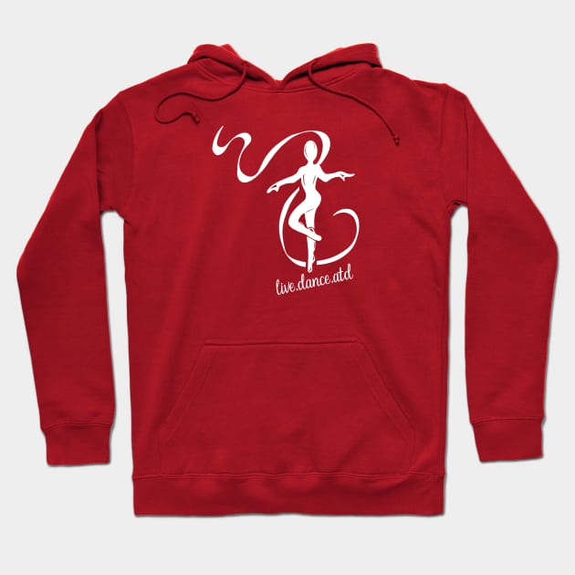 ATD dancer girl & tag line Hoodie by allthatdance